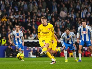 Fue 2 a 0 para los Blanquivermells con dos penales de Vanat. Girona le ganó a Espanyol y dio la nota como visitante