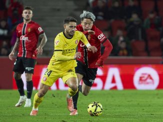 Fue triunfo para los Blanquivermells por 2 a 1 en Son Moix. Girona salió del descenso con un gran triunfo en Mallorca