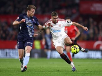 Fue 1 a 0 para los Celestes en Andalucía con gol de Marcos Alonso de penal. Celta estiró su racha y le ganó a un Sevilla que no reacciona