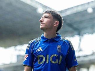 El argentino Thiago Fernández debutó en Real Oviedo e inventó su primera asistencia ante Girona