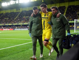 Juan Foyth dejó la cancha sin poder pisar
