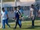 El arquero fue reemplazado a los 9 minutos ante Acassuso. Brian Olivera chocó con el palo y salió lesionado en Racing de Córdoba