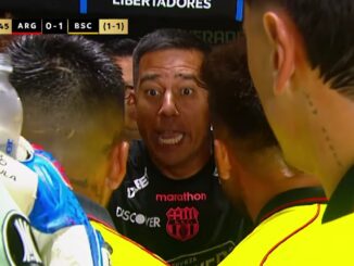 La tremenda arenga de César Farías en Copa Libertadores