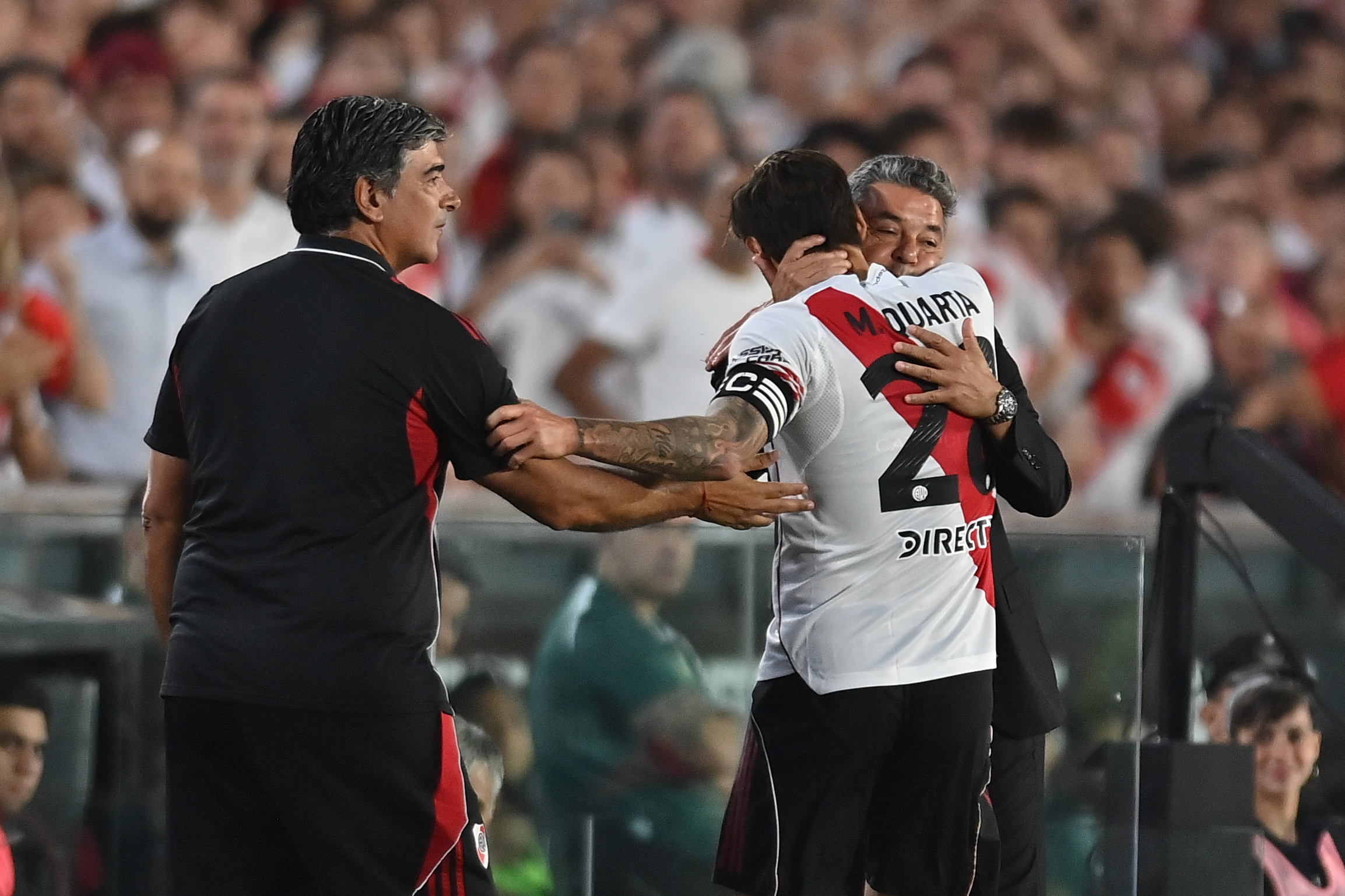 En la despedida de Marcelo Gallardo, River venció a Banfield por 3-1