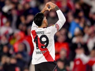 Sebastián Driussi le devolvió la ventaja a River ante Banfield con un gol sobre los 40 segundos de la segunda parte.