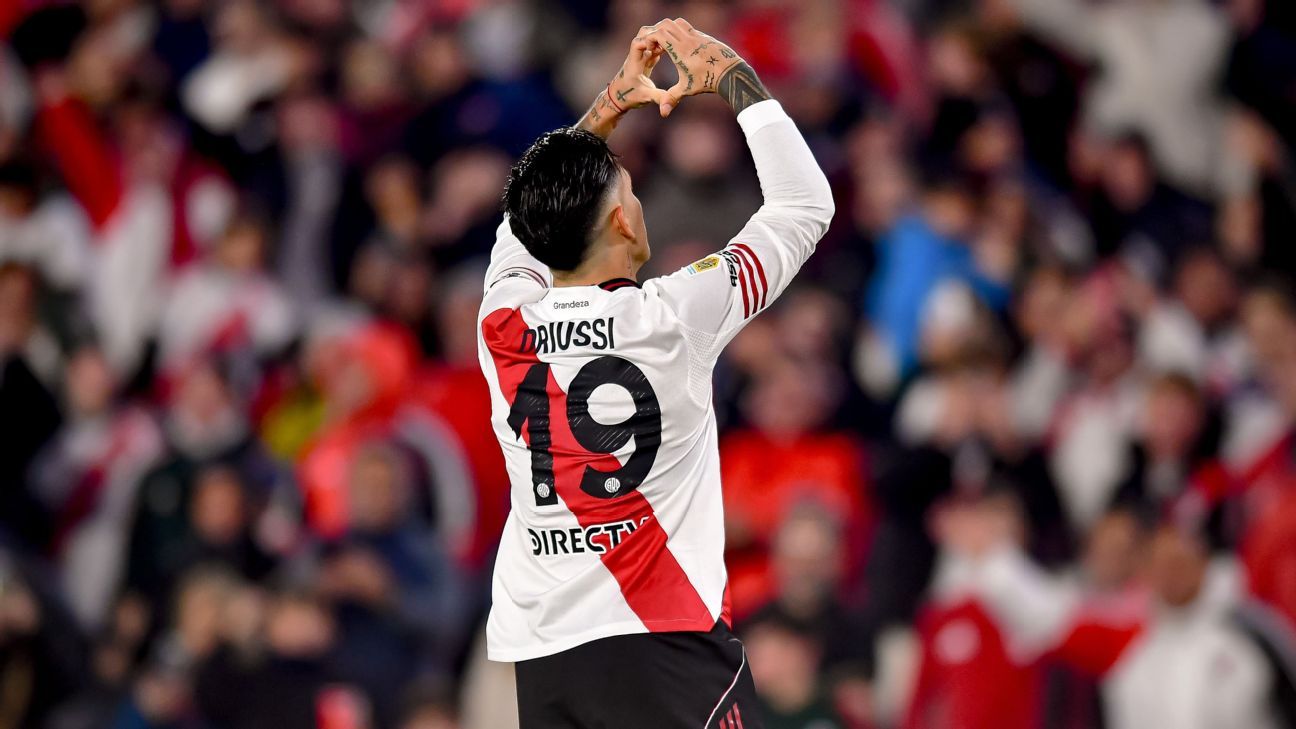 Sebastián Driussi le devolvió la ventaja a River ante Banfield con un gol sobre los 40 segundos de la segunda parte.