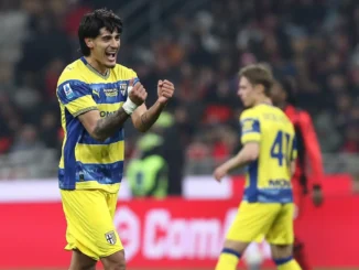 El cordobés Mariano Troilo celebró su primer gol en el Parma y en la Serie A