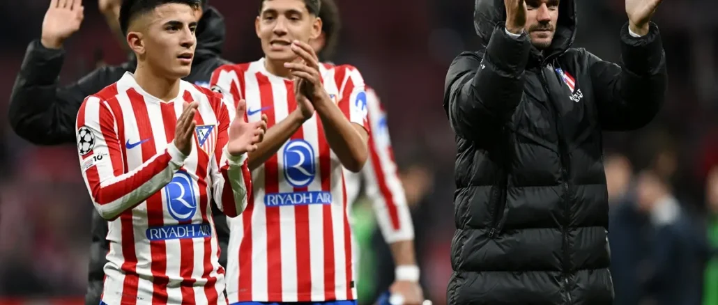 atletico-de-madrid-v-r-union-saint-gilloise-uefa-champions-league-2025-26-league-phase-md4 Almada y Molina, titulares en el Atlético ante Rayo: Julián Álvarez y Giuliano, al banco