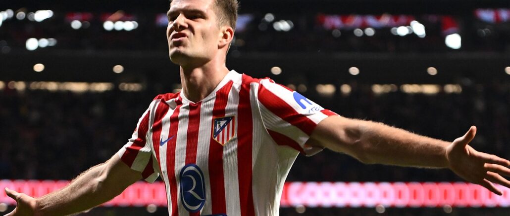 El Colchonero marcó el 1 a 0 ante Brujas por Champions. Fue asistencia de Oblak y gol de Sorloth para Atlético Madrid