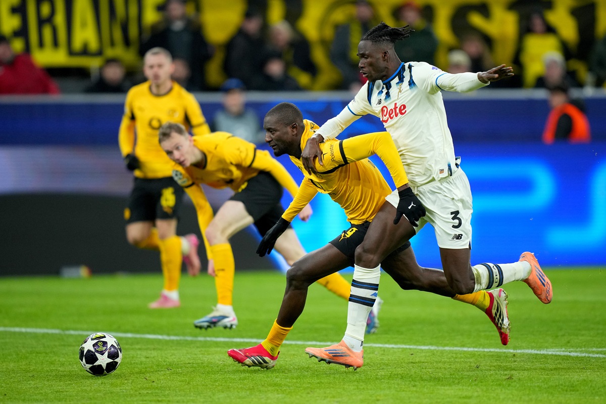 Fue 2 a 0 para el Aurinegro con goles de Guirassy y Beier. Borussia Dortmund sacó ventaja ante Atalanta en playoffs de Champions