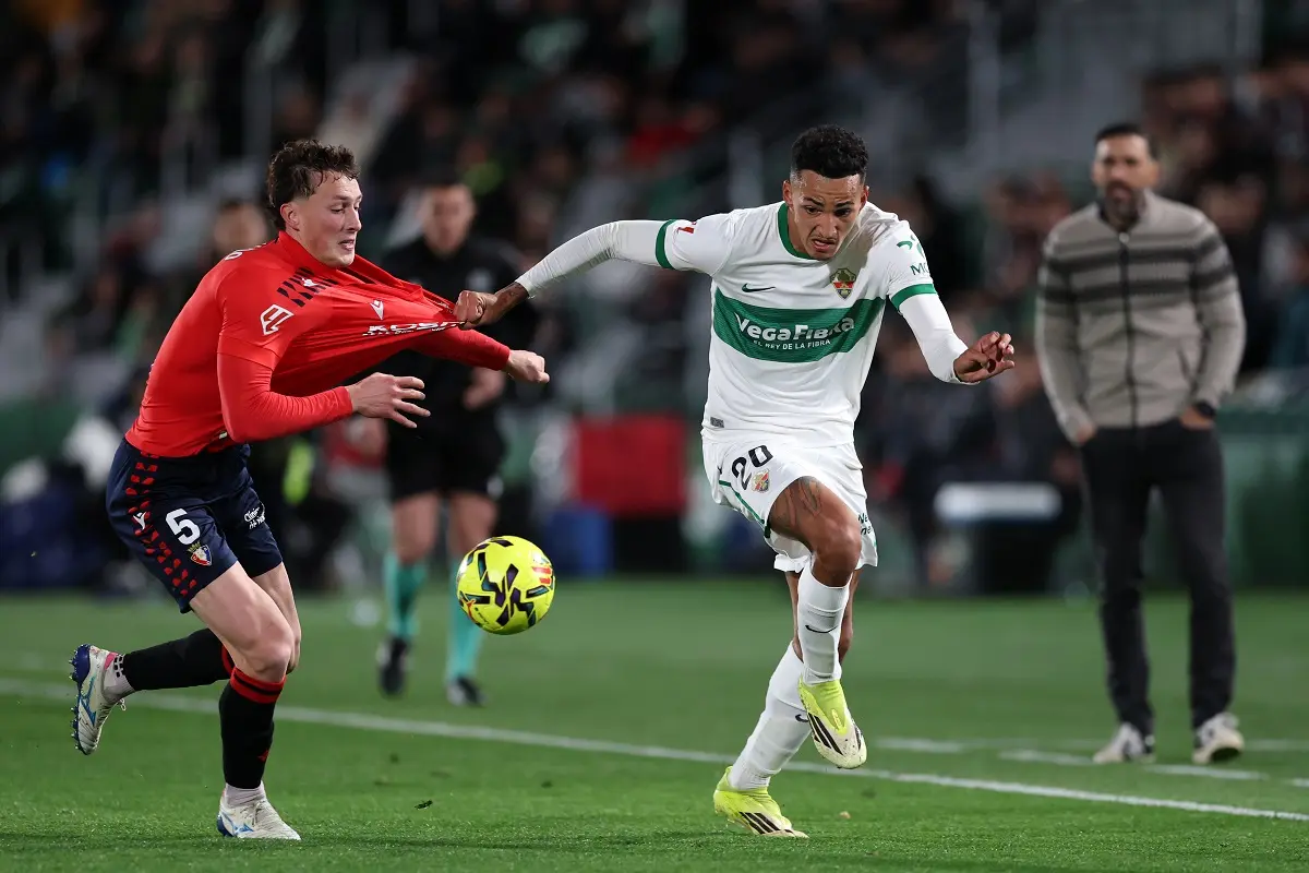Al Elche y Osasuna solo les faltó el gol y empataron por 0-0 en La Liga