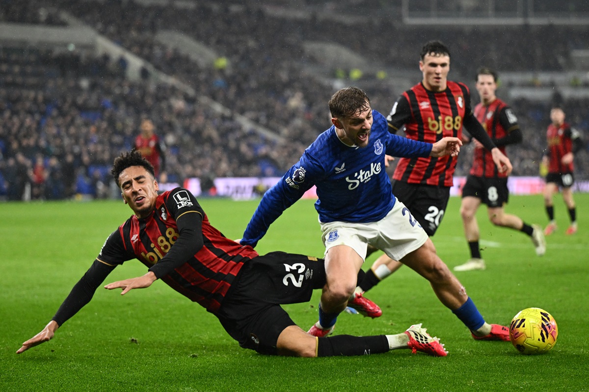 Los Cherries se lo dieron vuelta a los Toffees en Hill Dickinson. Bournemouth frenó el andar de Everton y le ganó 2 a 1