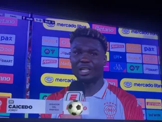 Jordy Caicedo, el héroe de Huracán ante San Lorenzo: "Es algo inexplicable vivir todo esto"