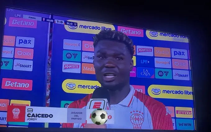 Jordy Caicedo, el héroe de Huracán ante San Lorenzo: "Es algo inexplicable vivir todo esto"