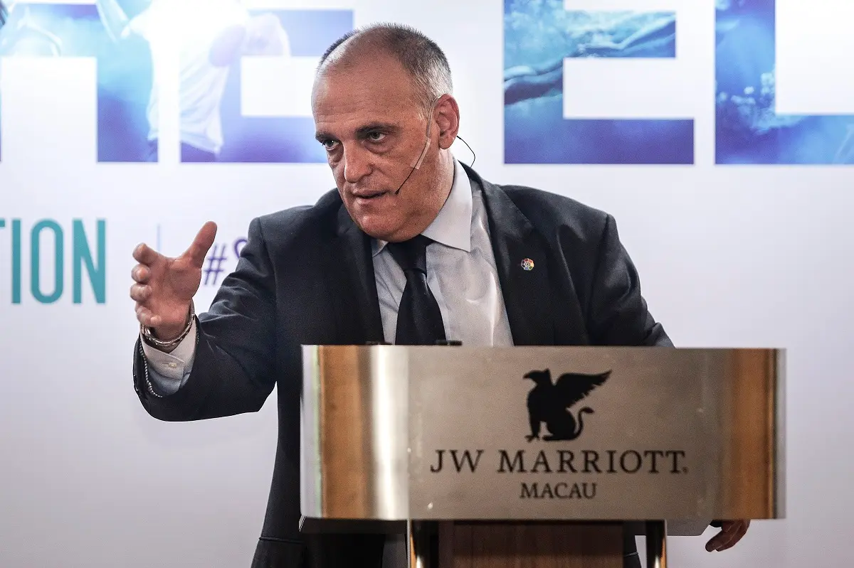 Tebas: «Florentino Pérez construye un relato de que ha ganado pero yo veo una claudicación»