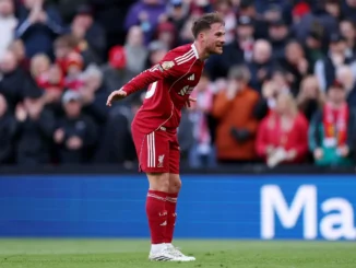 Alexis Mac Allister sigue de racha y marcó su segundo gol seguido en el Liverpool