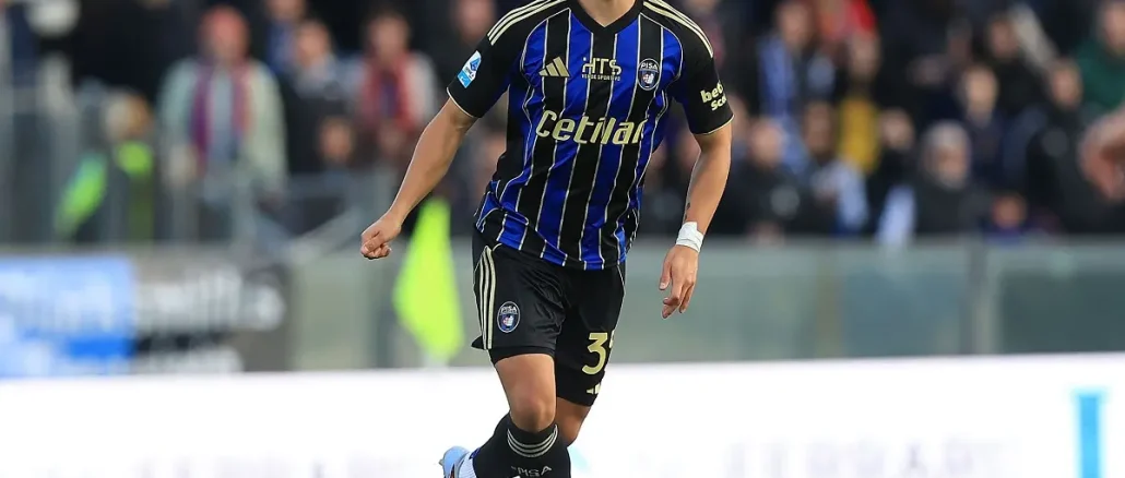 Felipe Loyola, titular por primera vez en el Pisa contra Hellas Verona por Serie A