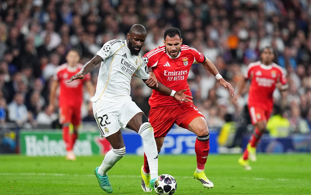 Real Madrid y Benfica se marcaron con pocos segundos de diferencia