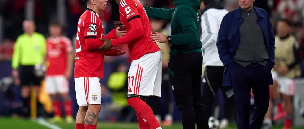 sl-benfica-v-real-madrid-cf-uefa-champions-league-2025-26-league-knockout-play-off-first-leg Benfica sacó un comunicado oficial sobre el escándalo de Prestianni y Vinicius