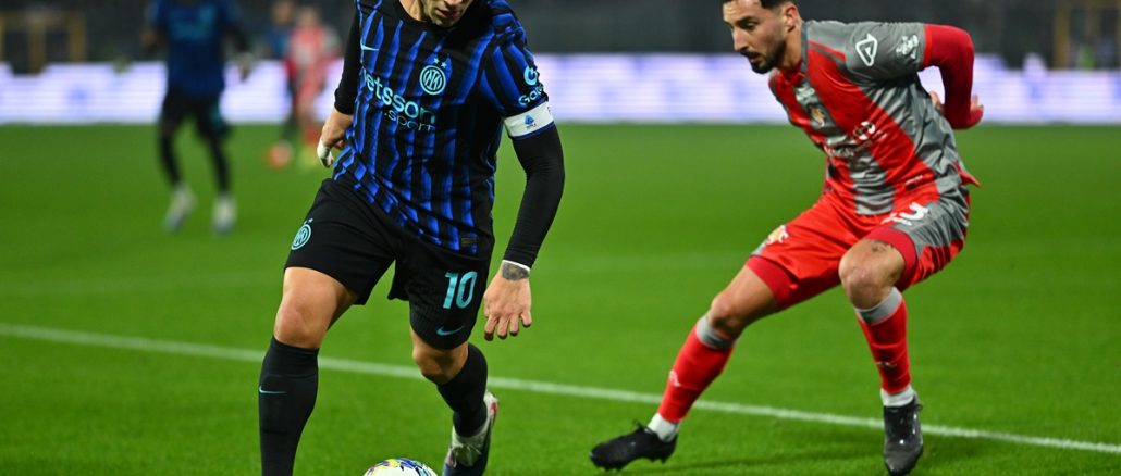 Cremonese 0 vs Inter 2 Fue 2 a 0 con goles de Lautaro Martínez y Piotr Zielinski. Inter ganó cómodamente ante Cremonese y sigue firme en la cima