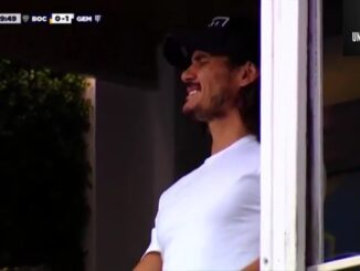 ¡Viral! - Edinson Cavani fue captado sufriendo su lesión en la espalda