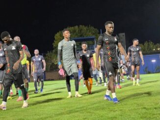 Zambia, calentó la previa ante Argentina