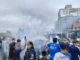 Alvarado y la clásica caravana en las playas de La Perla: el color de la previa ante Guillermo Brown