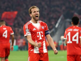 El delantero del Bayern Munich le metió un doblete a Atalanta. Así, Harry Kane llegó a los 50 goles convertidos en Champions League