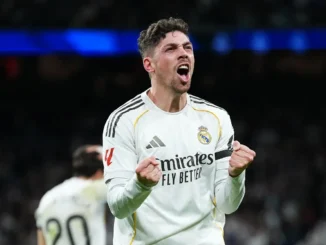 Federico Valverde metió otro golazo para Real Madrid ante Elche y sumó cuatro en dos juegos