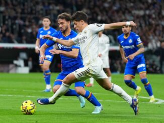 Los Azulones ganaron 1 a 0 con un golazo de Martín Satriano en el Bernabéu. Real Madrid perdió con Getafe y quedó a cuatro de Barcelona