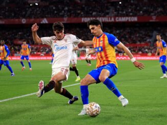 Los Chés ganaron 2 a 0 en el Sánchez Pizjuán para soñar con la permanencia. Sevilla tuvo un Duro momento y perdió con Valencia en La Liga