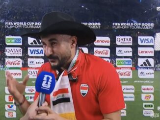 El viral festejo de Aymen Hussein tras clasificar con Irak al Mundial
