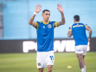Fideo entró a los 34 minutos del primer tiempo en Río Cuarto. Gaspar Duarte salió lesionado en Rosario Central y entró Di María