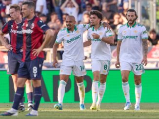 Fue 2 a 0 para los Giallorossi con goles de Malen y El Aynaoui. Roma le ganó a Bologna y trepó al quinto puesto en Serie A