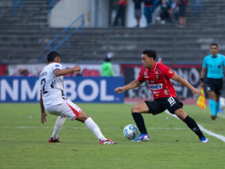Caracas hizo valer el punto en Brasil y venció a Independiente Petrolero