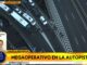 Las subidas y los accesos fueron bloqueados por la policía. Caos en la autopista 25 de mayo por el traslado de hinchas de Gimnasia
