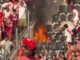 Alarma por fuego en una tribuna del Monumental