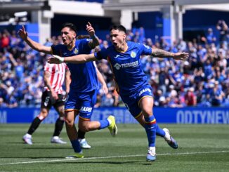 Combinación uruguaya y argentina en La Liga este domingo. El ex Boca, Luis Vázquez, volvió al gol tras dos meses en Getafe