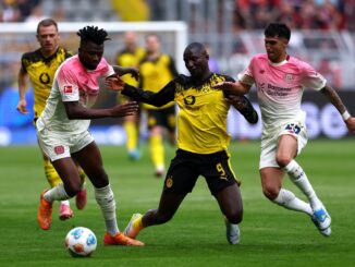 Las Aspirinas ganaron 1 a 0 en el Signal Iduna con gol de Andrich. Borussia Dortmund perdió con Leverkusen y puso fin a su sueño