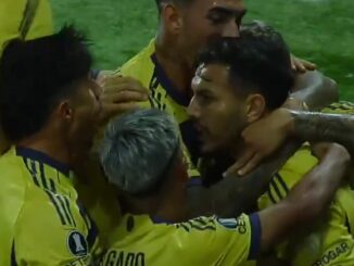 Paredes marcó en su primer partido de Libertadores