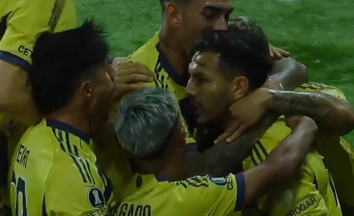 Paredes marcó en su primer partido de Libertadores