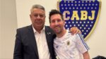Chiqui Tapia se mostró con Lionel Messi