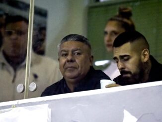 Chiqui Tapia asistió al debut internacional de Barracas Central