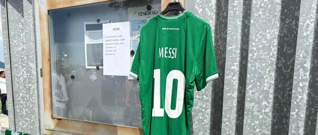 UE Cornellá superó al Espanyol en redes sociales y ya vende camisetas de Lionel Messi