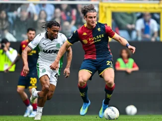 Genoa se lo ganó al Sassuolo en el final en un partido caliente de la Serie A