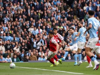 El francés puso el 1 a 0 parcial para los Citizens ante los Gunners. Rayan Cherki anotó un golazo para Manchester City ante Arsenal