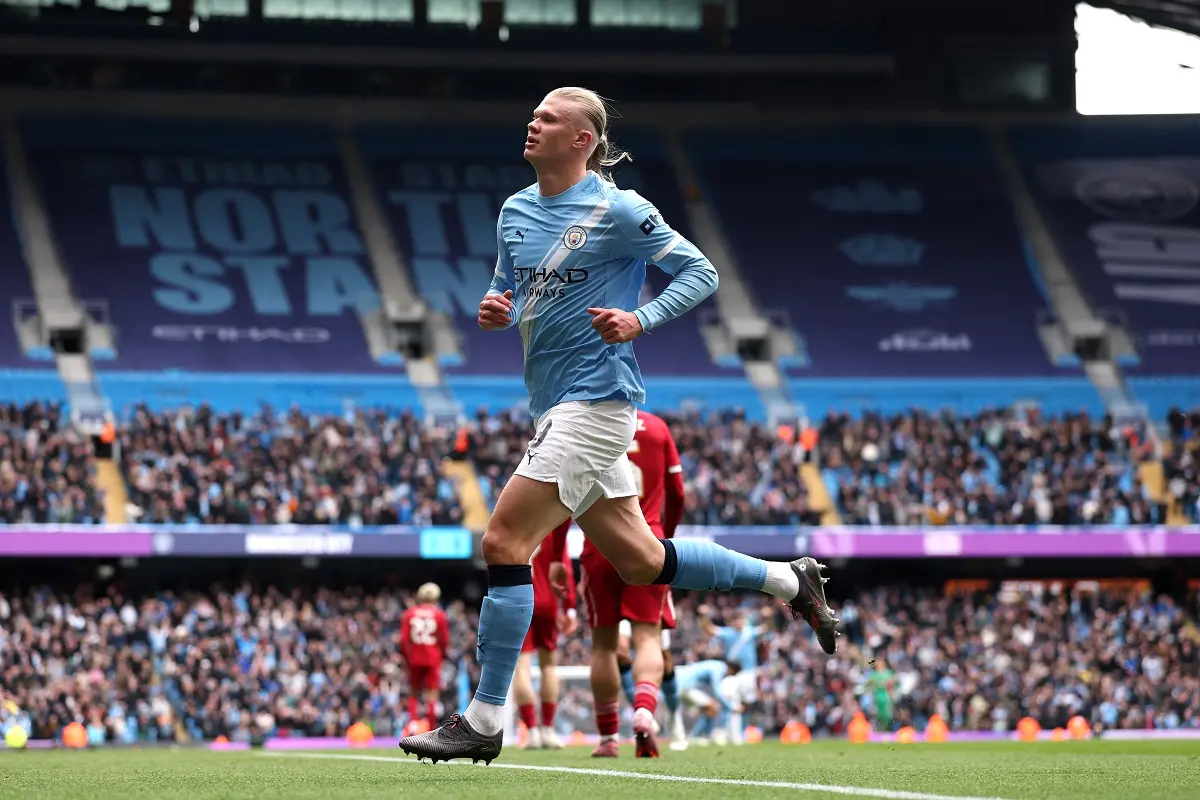 Triplete de Erling Haaland para el Manchester City por FA Cup: 33 goles en 44 partidos