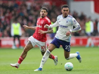 Nottingham Forest sumó un punto importante ante Aston Villa en su lucha por la permanencia
