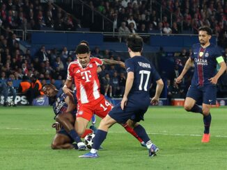 Mágico gol de Luis Díaz en la histórica noche de Champions