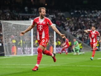El inglés puso el 2 a 0 parcial a los 23 segundos de la complementaria. Harry Kane dijo presente con un gol en Real Madrid - Bayern